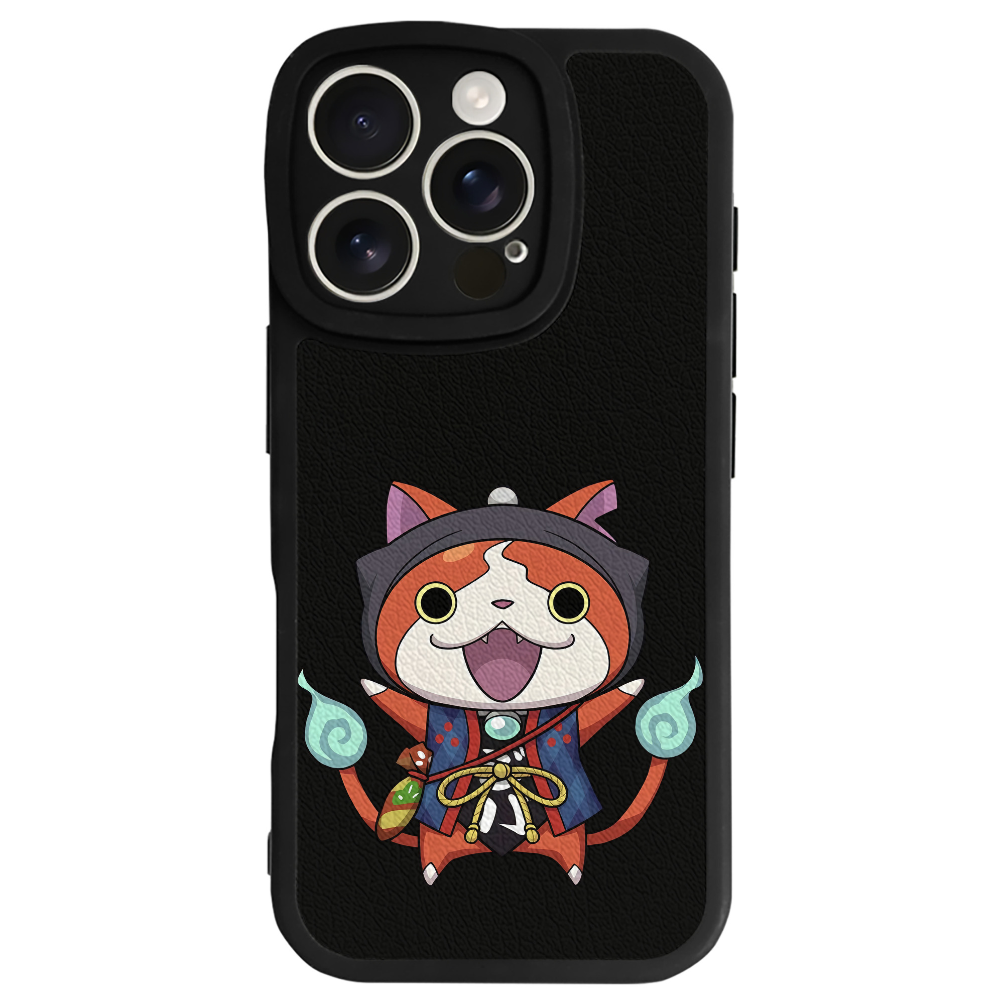 （画像用） 妖怪ウォッチ Yo-kai Watch 【iPhone 16シリーズ対応】シリコンスマホケース（レザー調） 材質：シリコン